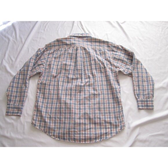 Men's Tommy Hilfiger Plaid Cotton Button Long Sleeve Shirt Sz L (MT658) - Picture 7 of 7